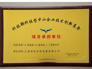 科技部科技型中小企業(yè)技術(shù)創(chuàng)新基金，項(xiàng)目承擔(dān)單位